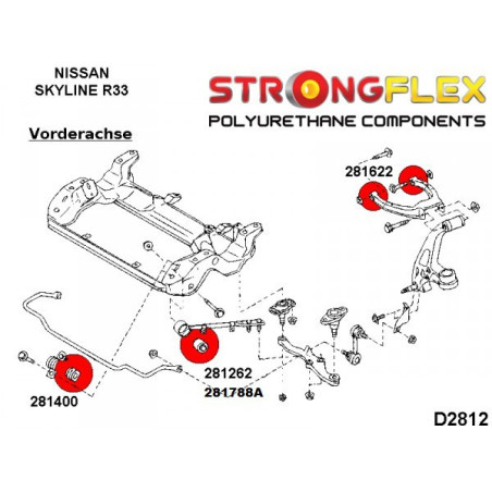 Front Tension Rod Bush for GTR