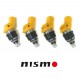 4 x 555cc Nismo Side Feed Einspritzdüsen SR20DET Nissan S13 S14 S15