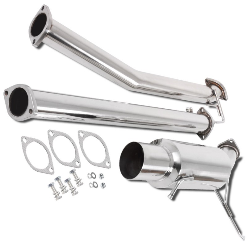 Mitsubishi Evo 8 260 Cat Back Exhaust System - JDM Heart