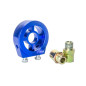 Universal Aluminum Oil Filter Sandwich Plate Adapter