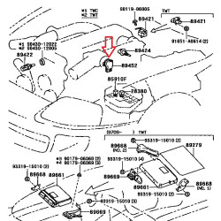 Toyota Supra MR2 2JZ TPS Sensor 89452-30150