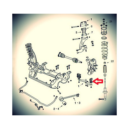 Skyline R32, R33, R34 OEM Front Lower Outside Ball Joint