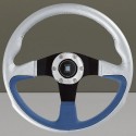 Nardi Challenge Steering Wheel - Blue Perforated Leather