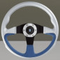 Nardi Challenge Lenkrad - Blue Perforated Leather