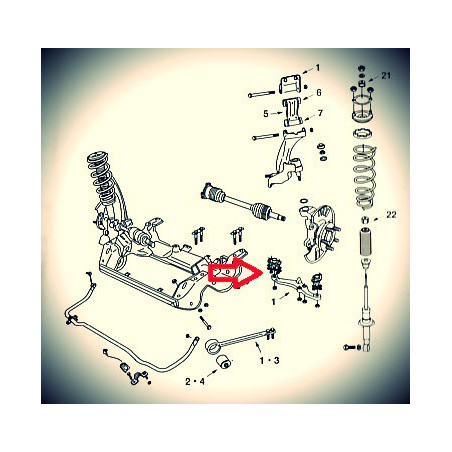 Skyline R32, R33, R34 OEM Front Lower Inside Ball Joint