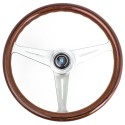 Nardi Classic Steering Wheel - Wood with Satin Spokes