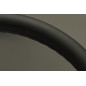 Nardi Classic Steering Wheel With Leather Trim Ring - Leather with Satin Spokes & Grey Stitching - 360mm