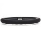 Nardi Competition Steering Wheel - Leather with Satin Spokes & Grey Stitching - 330mm