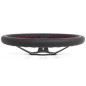 Nardi Deep Corn Steering Wheel - Perforated Leather with Black Spokes & Red Stitching