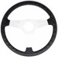 Nardi Deep Corn Steering Wheel - Perforated Leather with Satin Spokes