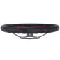 Nardi Deep Corn Steering Wheel - Suede with Black Spokes & Red Stitching