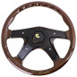 Nardi Gara 4/4 Steering Wheel - Wood - 365mm