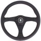 Nardi Gara Steering Wheel - Leather with Black Spokes