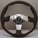 Nardi ND1 Steering Wheel - Perforated Leather with Polished Spokes - 350mm