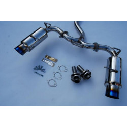 Toyota GT86 Invidia N1 Doppel Catback Auspuffanlage Titanium Tipp