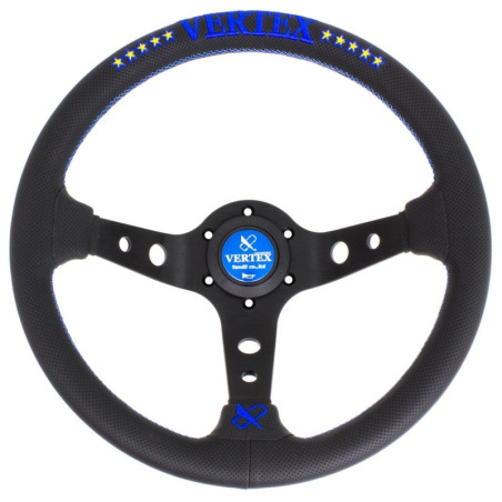 T&E Vertex JDM Steering Wheel - 10 Stars Blue or Red