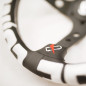 T&E Vertex JDM Steering Wheel - T&E White