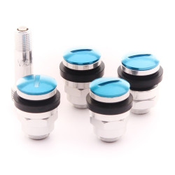 Aluminum Flat Air Valves Set Japan Racing