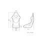 Driftworks Cobra Suzuka Bucket Seat FIA Approved