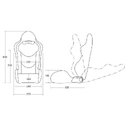 Cobra Sidewinder Bucket Seat