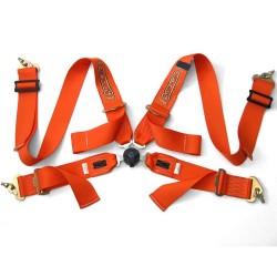 Orange Driftworks Ultimate 6 point 3" FIA harness