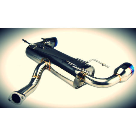 Toyota GT86 Toyosports Dual Catback Exhaust System Titanium Tip