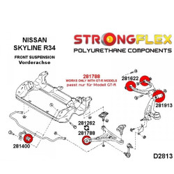 R33 R34 Skyline Full polyurethane bushing kit front and rear