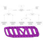 PRP RB25 & RB26 2WD or 4WD Billet Block Brace
