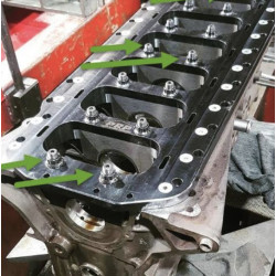 PRP RB Billet Block Brace with Integrated Main Caps 2WD & 4WD (RB25 RB26 RD28 RB30)