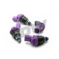 DeatschWerks 370-950cc Set of 4 Side Feed Injectors Nissan G20/SR20 240SX/200SX/SR20DET/KA24DE 91-98