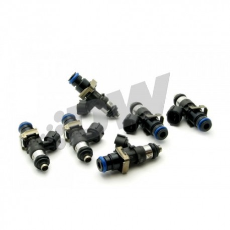 Deatschwerks 1500cc Set of 6 Bosch EV14 Injectors Nissan R35 GTR VR38, 350Z, R34 GTT