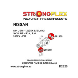 Nissan Differentialaufhängung, vordere Buchse (Differential)