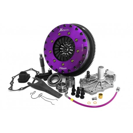 Xtreme Performance - 230mm Organic Twin Plate Clutch Kit Incl Flywheel Clutch Nissan Skyline