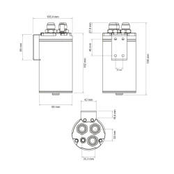 Nuke Carbon Oil Catch Can 0.75 liter