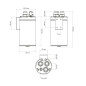 Nuke Carbon Oil Catch Can 0.75 liter