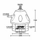 Deatschwerks DWR2000 "High Volume" E85 Fuel Pressure Regulator