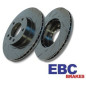 EBC Black Dash Brake Discs Front
